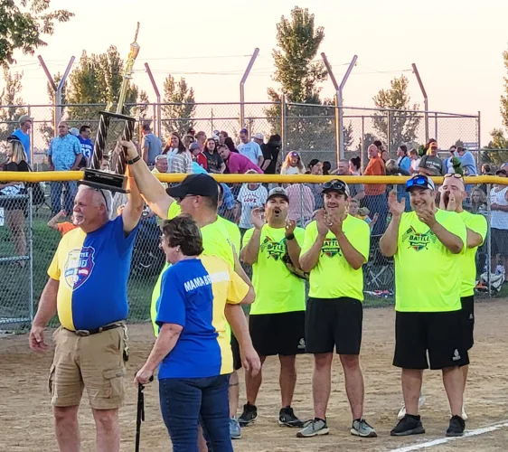 A dance-off on the diamond